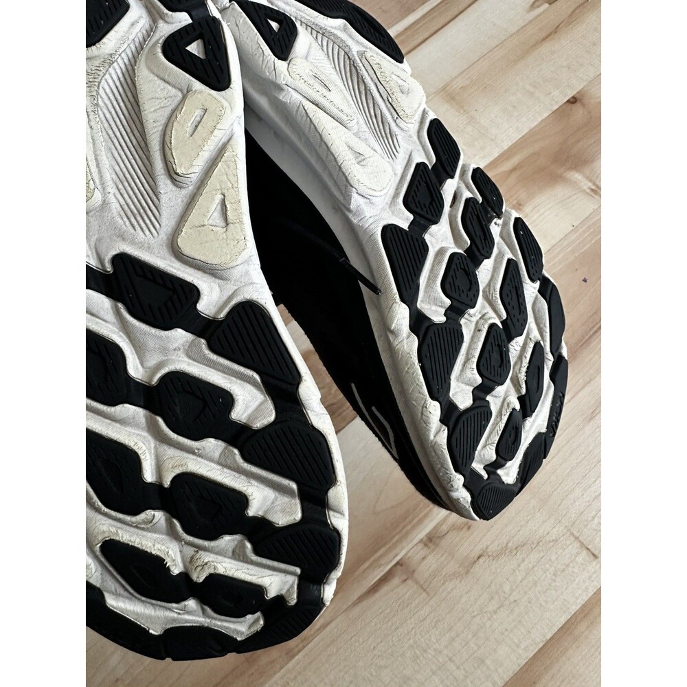 HOKA One One Clifton 9 Women’s Running Shoes US 8 Black White – - Picture 8 of 14